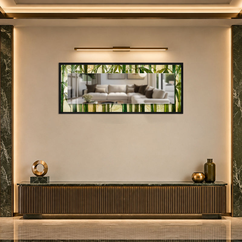 Bamboo Grove with black frame