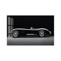 Classic Black Roadster product shot on white background