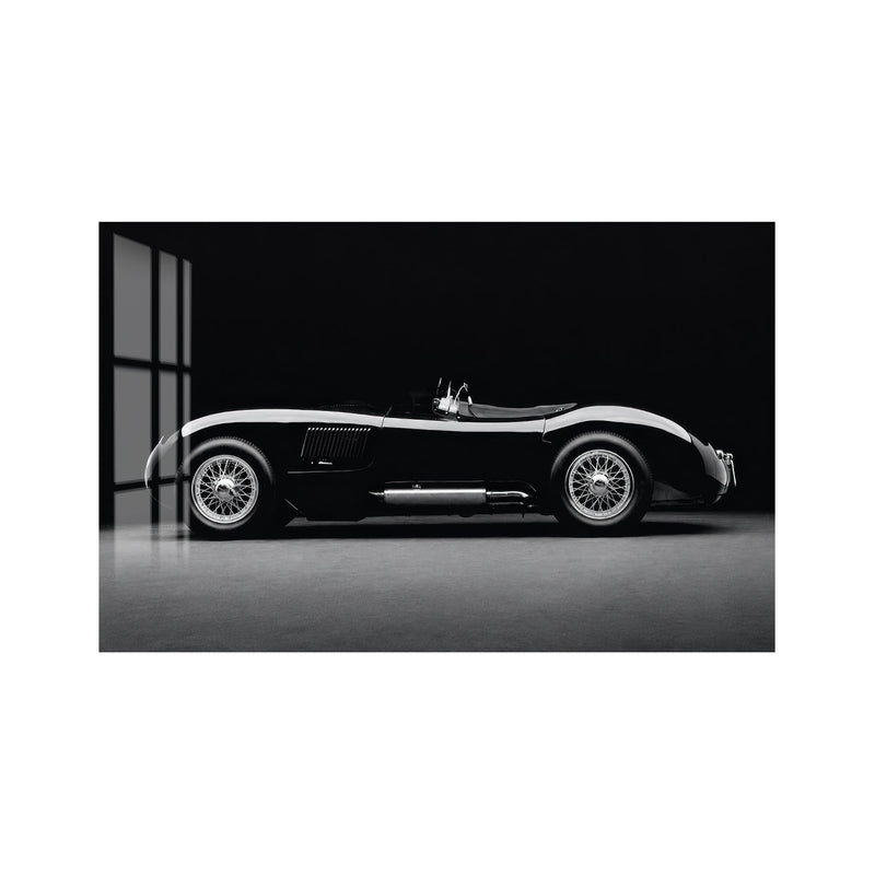 Classic Black Roadster product shot on white background
