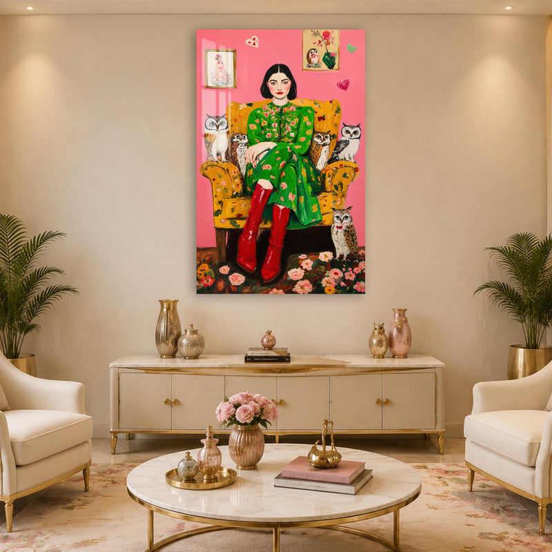 Owl Garden Muse lifestyle view