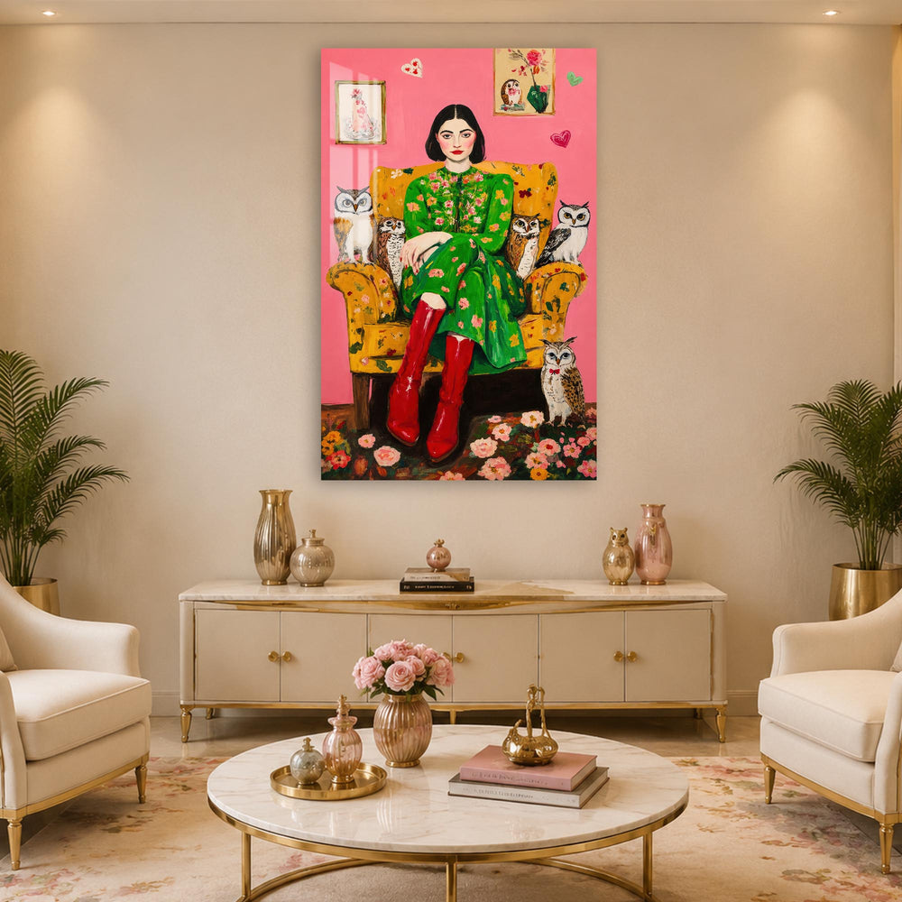 Owl Garden Muse lifestyle view