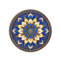 Royal Blue Mandala product shot on white background