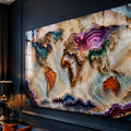 Agate World Map lifestyle view