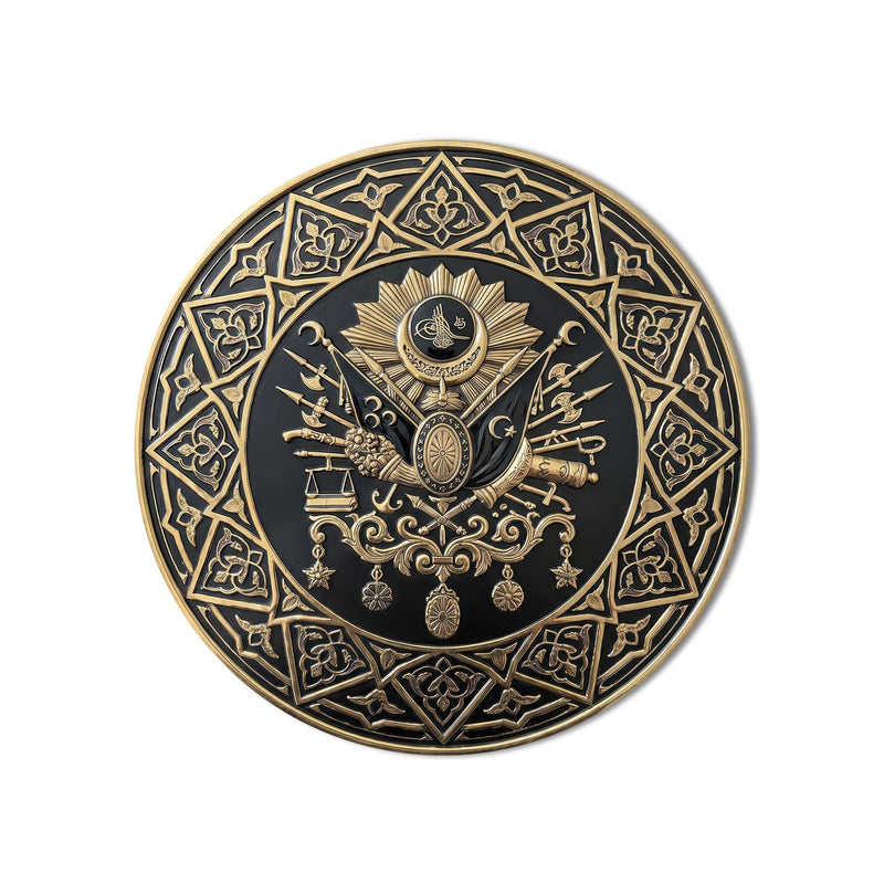 Ottoman Imperial Crest product shot on white background