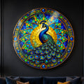 Emerald Stained Glass Peacock lifestyle view