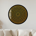 Golden Divine Calligraphy with black frame