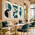 Teal Geometric lifestyle view