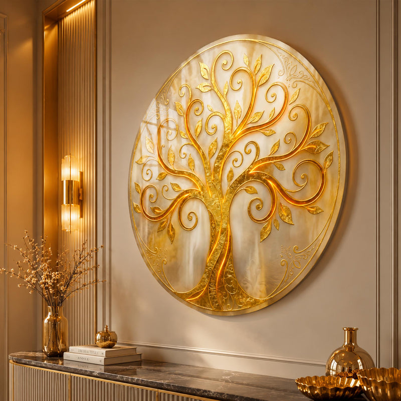 Golden Filigree Tree Of Life lifestyle view