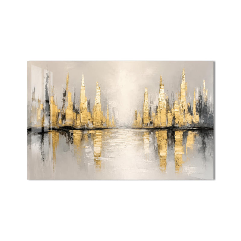 Golden City Reflections product shot on white background