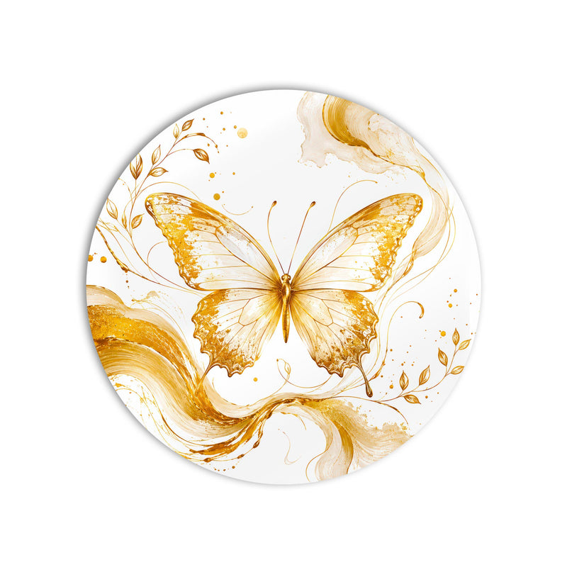 Golden Butterfly Elegance product shot on white background