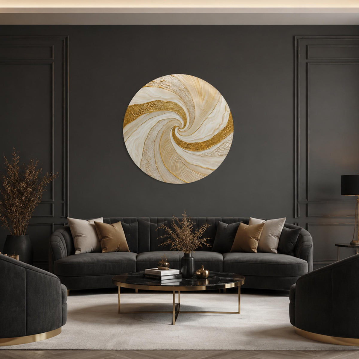 Gilded Ivory Swirl lifestyle view