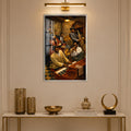 Golden Hour Jazz Club with silver frame
