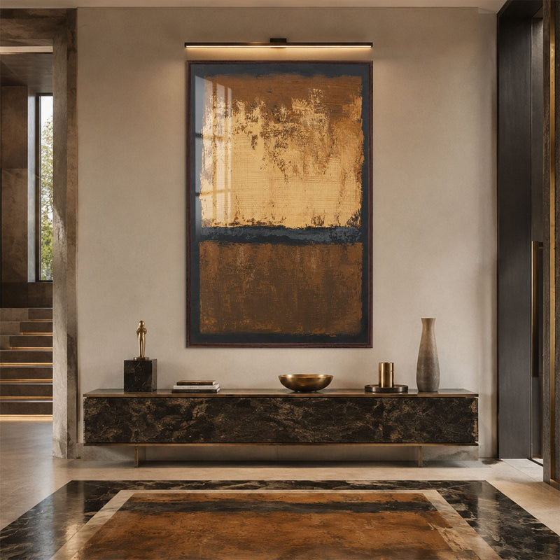 Artronauts Glass Print 12x18 cm | 4.7"x7.1" / Walnut Bronze Divide Glass Wall Art