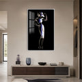 Midnight Muse with white frame
