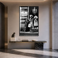 Milan Window Shopping with black frame
