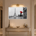 Parisian Red Umbrella with white frame