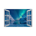 Aurora Mountain Window product shot on white background