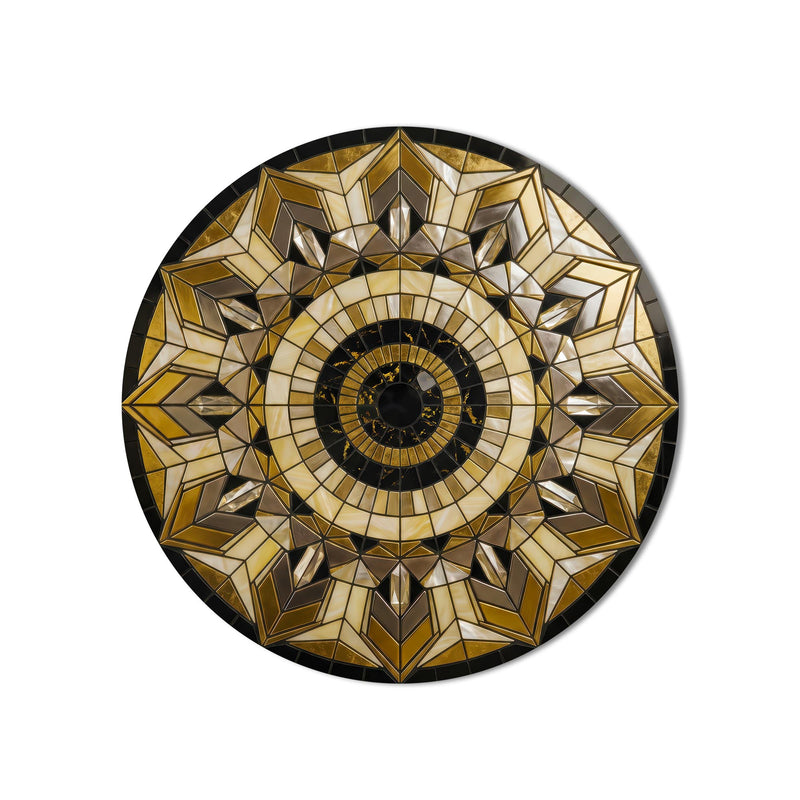 Art Deco Crystal Star Mosaic product shot on white background