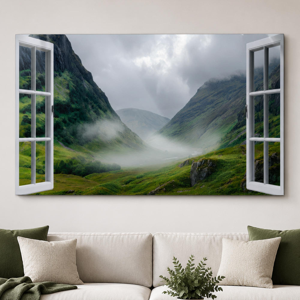 Misty Highland Window lifestyle view