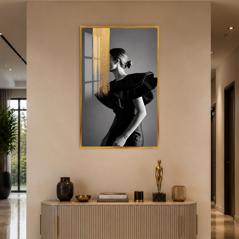 Golden Veil with gold frame