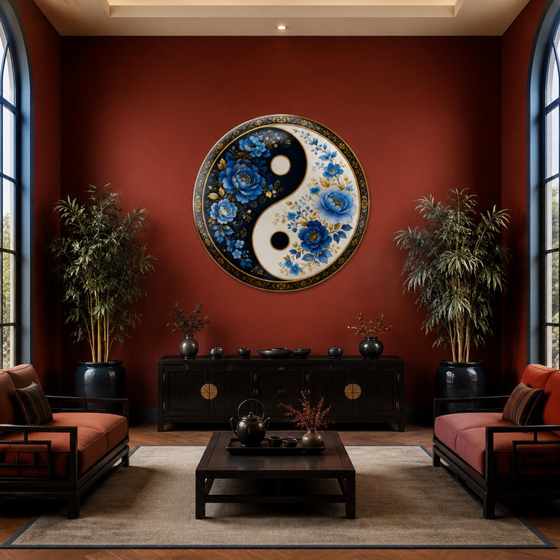 Floral Yin Yang lifestyle view