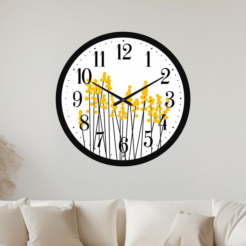 Golden Meadow with black frame