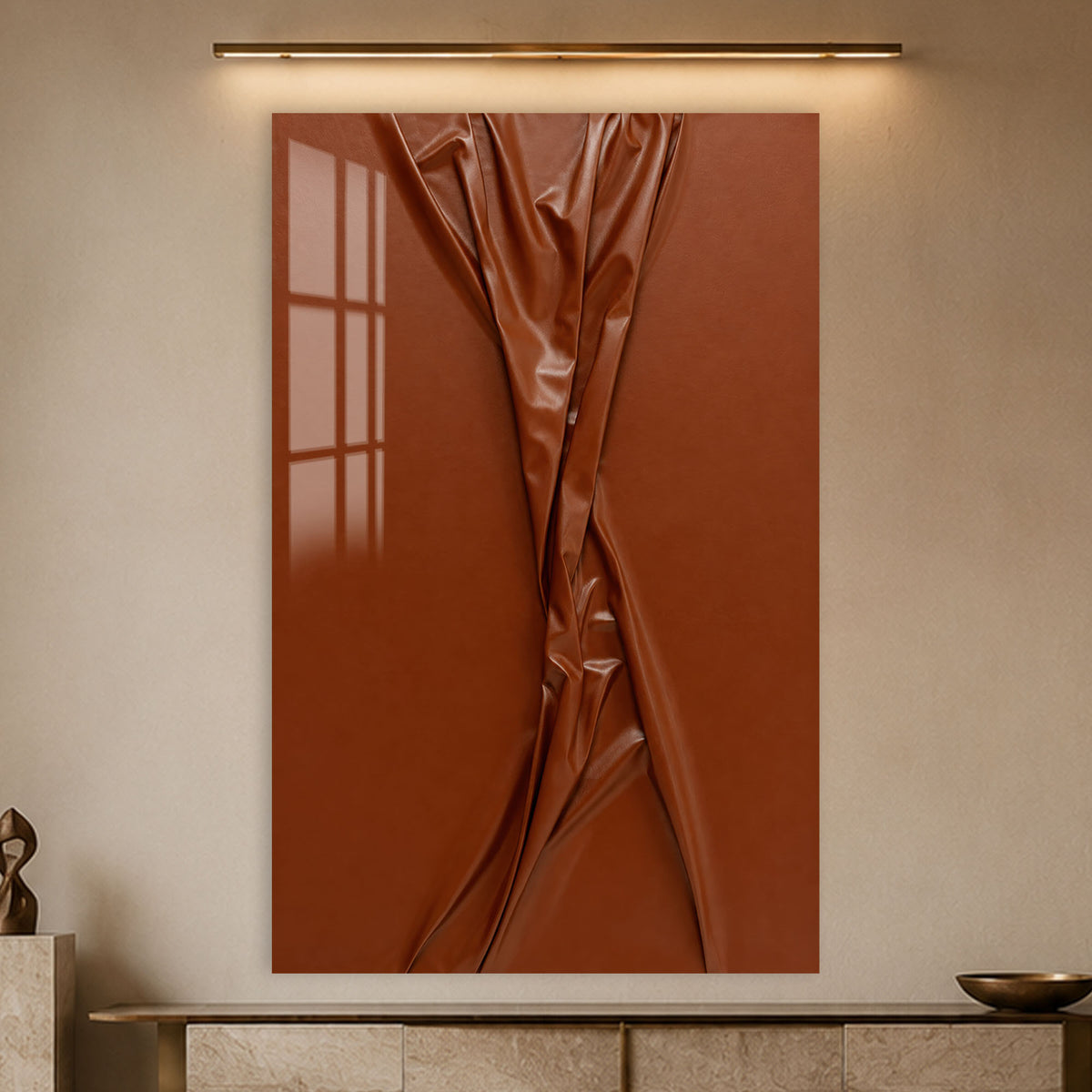 Burnished Fold in a modern room