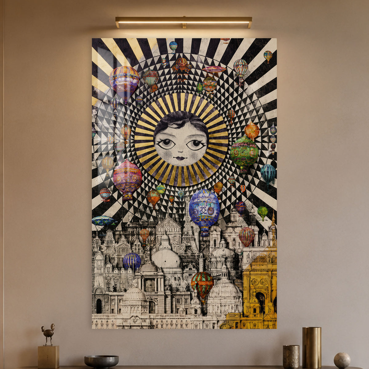 City Of Floating Dreams in a modern room