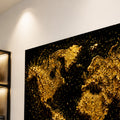 Golden World Map lifestyle view