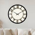 Vintage Bronze Numerals with black frame
