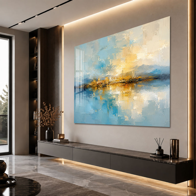 Golden Horizon Reflections angled lifestyle view