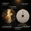Golden Canyon — tempered glass, ultra HD print, ready to hang