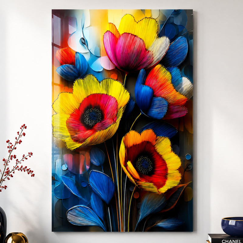 Vibrant Poppy Bouquet lifestyle view