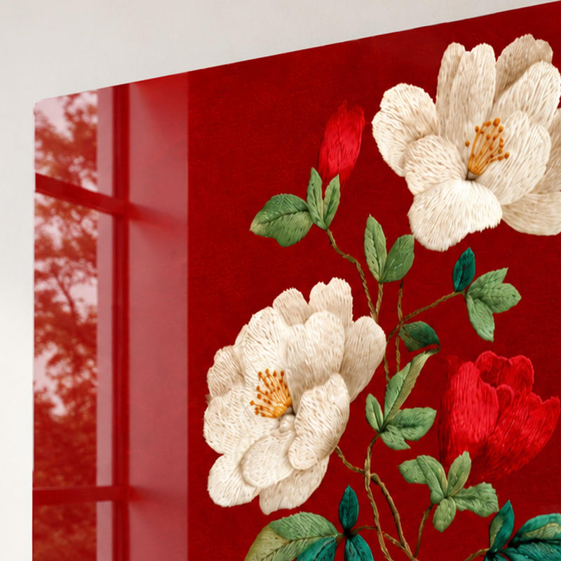 Crimson Floral Elegance lifestyle view