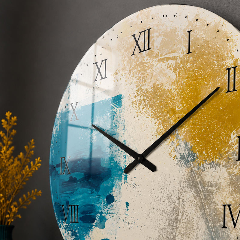 Ochre Aqua Abstract lifestyle view
