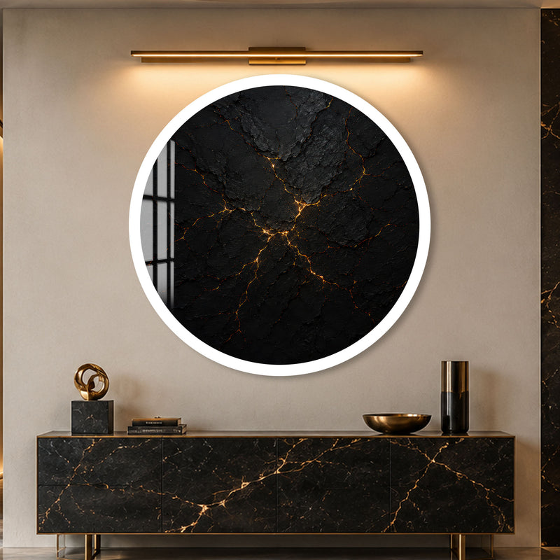 Molten Onyx with white frame