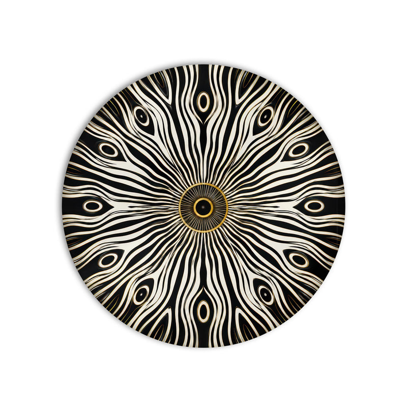 Monochrome Peacock Eye product shot on white background