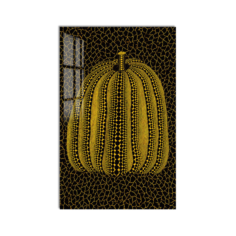 Golden Dotted Pumpkin product shot on white background