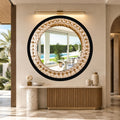 Bohemian Woven Halo with black frame