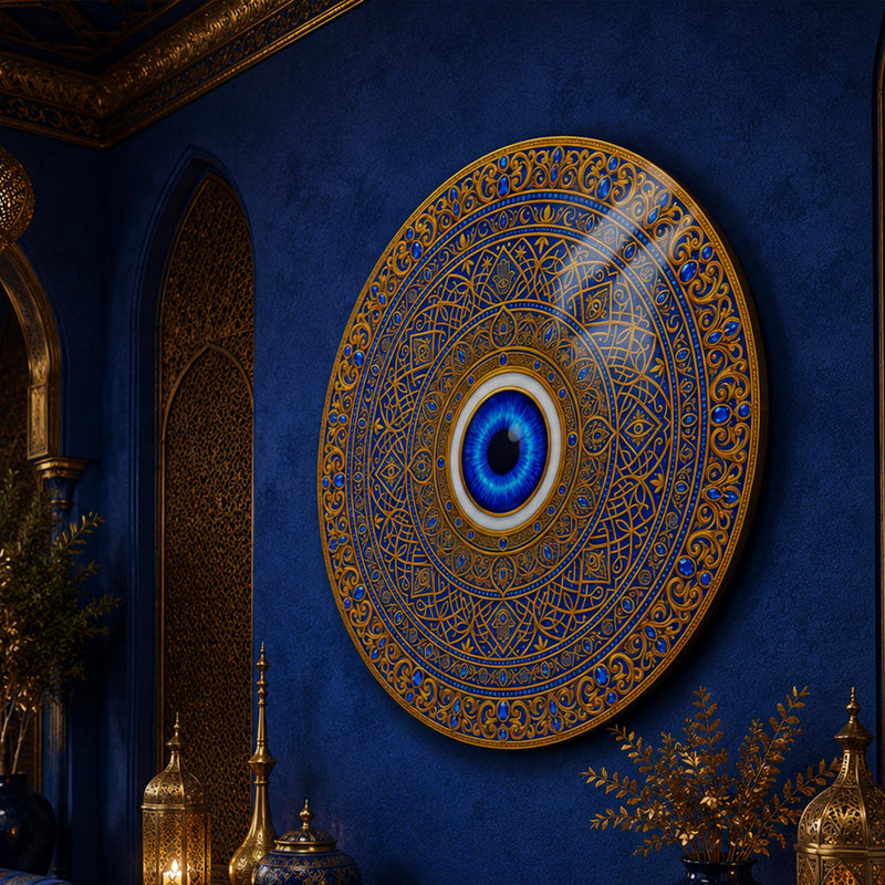 Royal Blue Guardian Eye angled lifestyle view