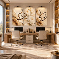 Golden Calligraphy Floral lifestyle view
