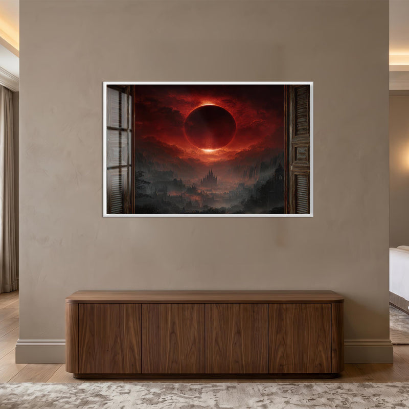 Crimson Eclipse Kingdom with white frame