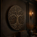 Bronze Relief Tree Of Life lifestyle view