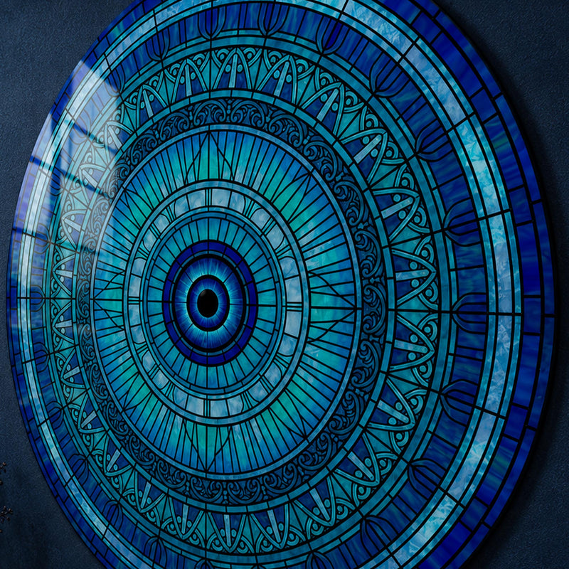 Turquoise Filigree Evil Eye Mandala lifestyle view
