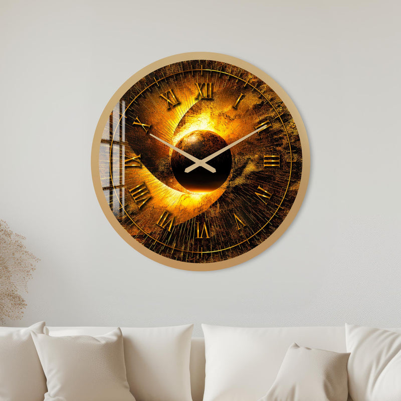 Golden Eclipse with gold frame