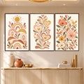Bohemian Sunshine with walnut frame