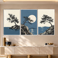 Moonlit Coast with white frame