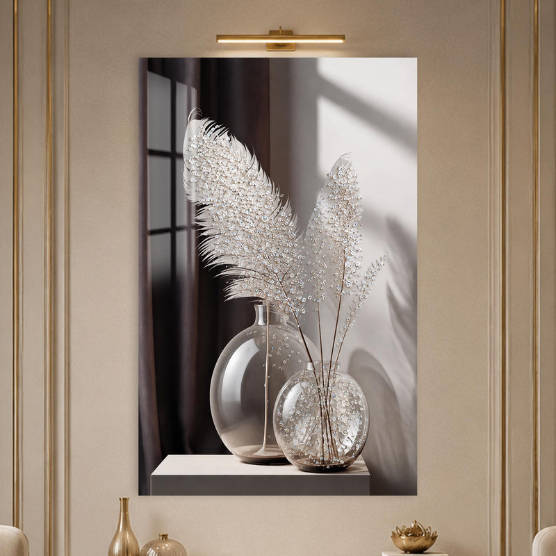 Crystal Pampas Still Life in a modern room