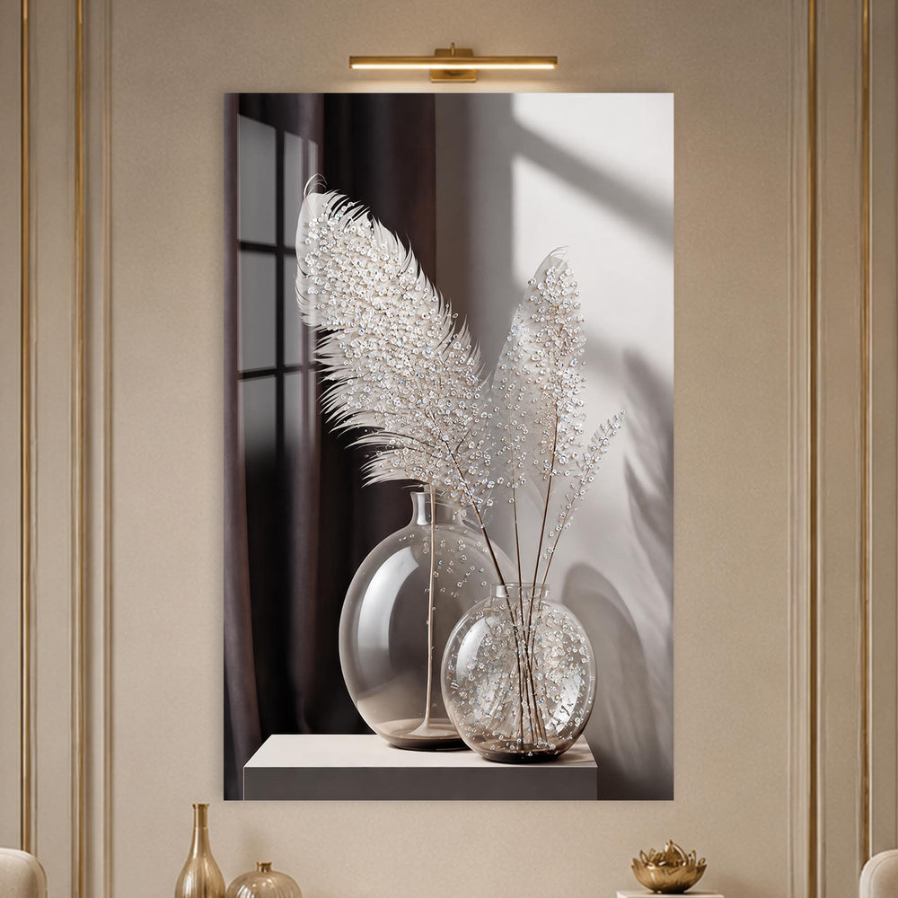 Crystal Pampas Still Life in a modern room