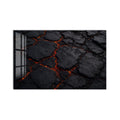 Molten Lava Rock product shot on white background